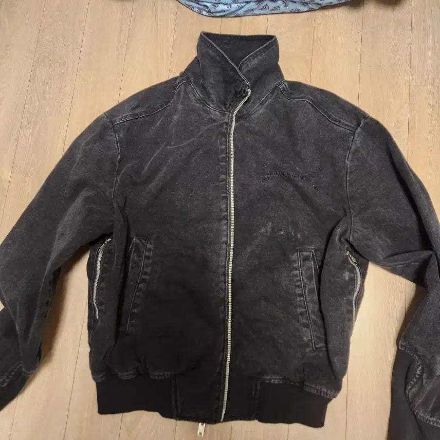 [BUNJANG] Plastic Product Alpha Point Jacket Black / S사이즈)플라스틱 프로덕트 알포인트 자켓 블랙