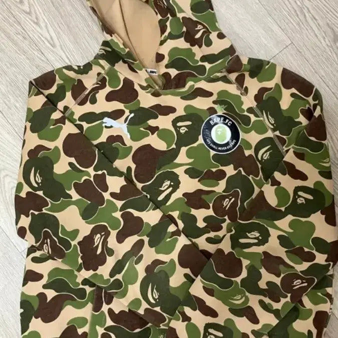 [BUNJANG] Puma x BAPE Camo Hoodie / 푸마 x 베이프 카모 후드티