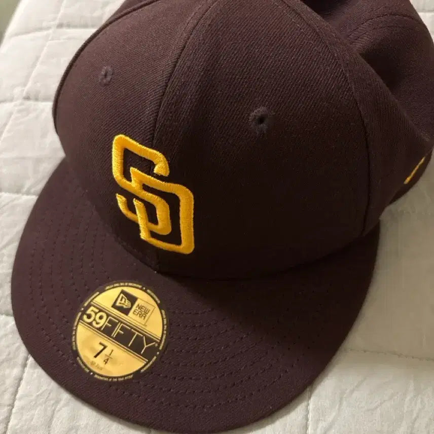 [BUNJANG] New Era 59FIFTY Brown Baseball Cap / 뉴에라 샌디에이고 59FIFTY 브라운 7 1/4