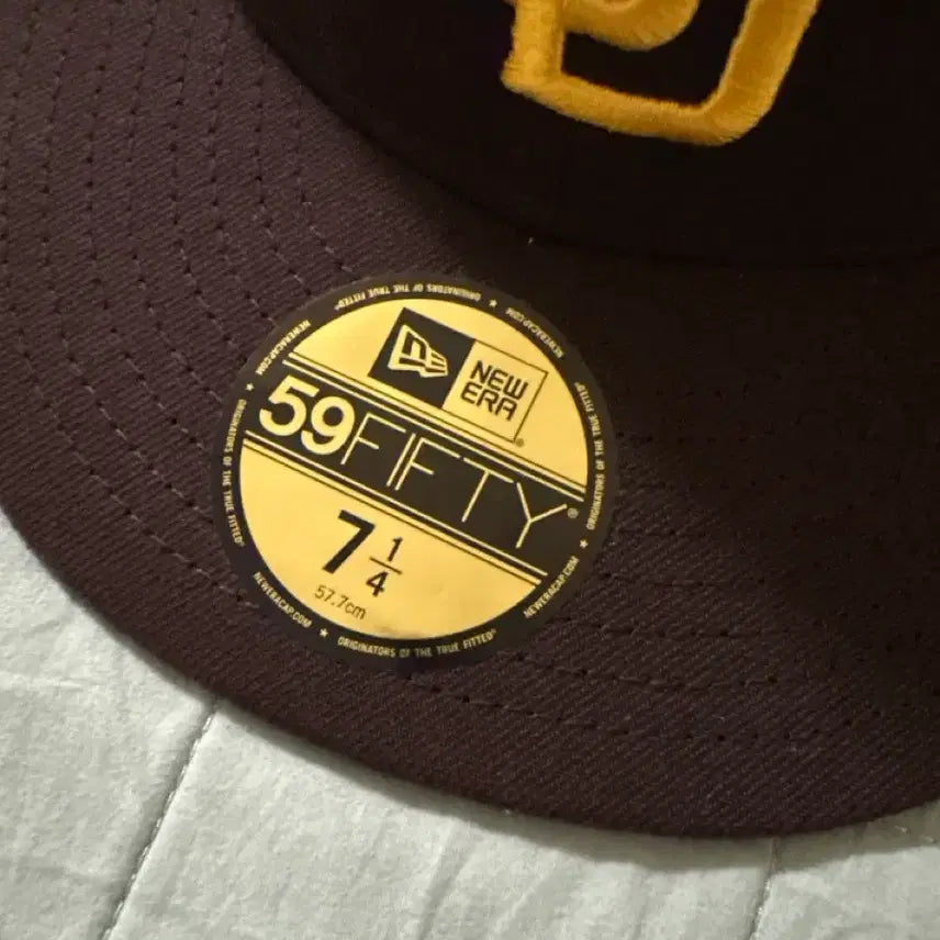 [BUNJANG] New Era 59FIFTY Brown Baseball Cap / 뉴에라 샌디에이고 59FIFTY 브라운 7 1/4