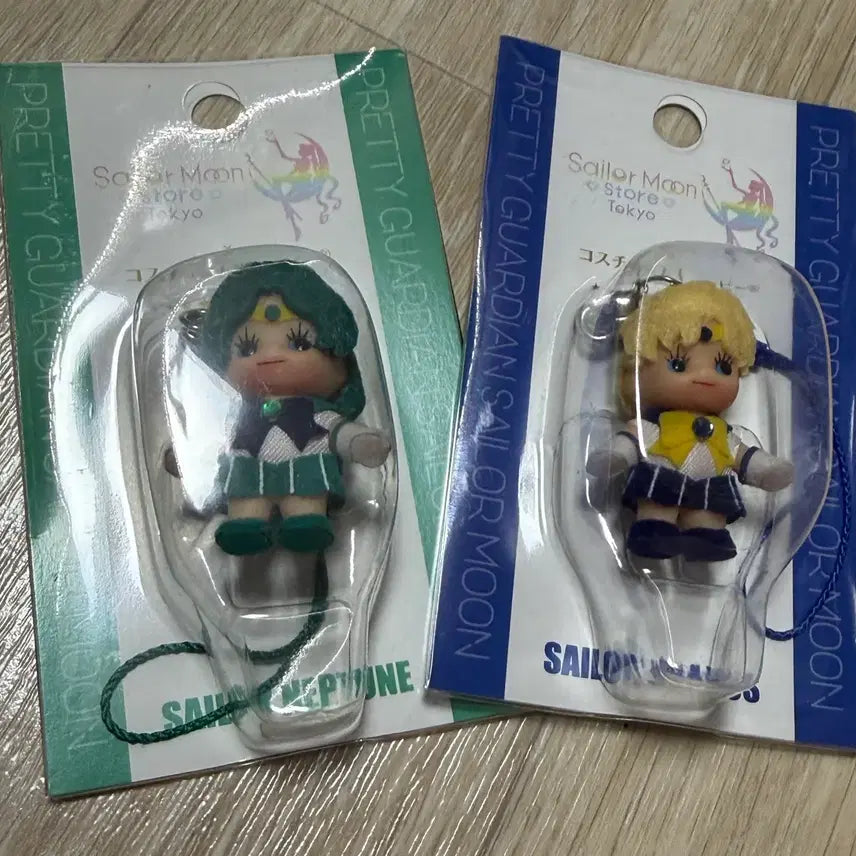 [SOLD OUT] [미개봉/일괄] 세일러문 우라누스 넵튠 하루카 미치루 코스튬 큐피 키링