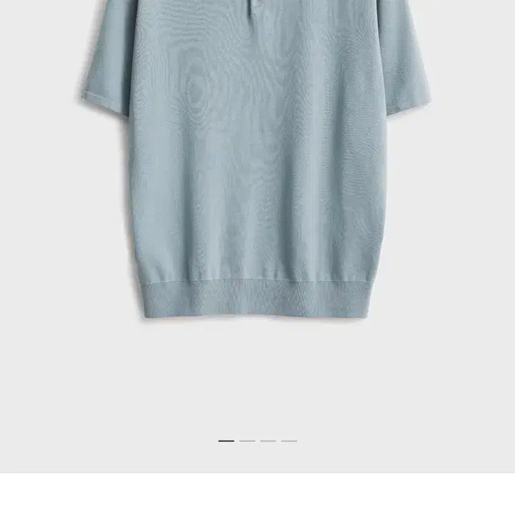 [SOLD OUT] 포터리 반팔 컴포트 카라 니트 라이트블루, 핑크 2 새상품