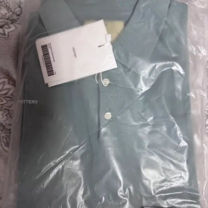 [SOLD OUT] 포터리 반팔 컴포트 카라 니트 라이트블루, 핑크 2 새상품