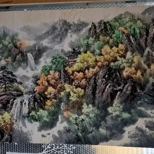 [BUNJANG] North Korean Landscape Painting Large Scale / 북한그림 산수화 대작