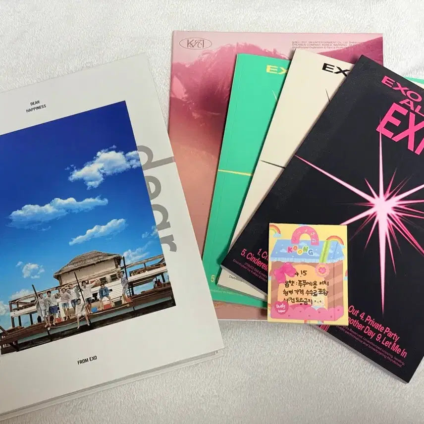 [SOLD OUT] 엑소 피지 화보집 EXO Dear Happiness, 앨범 일괄