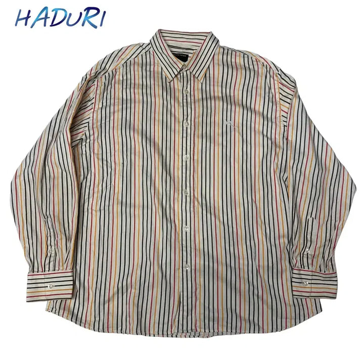 [BUNJANG] Rocawear Striped Shirt / Rocawear 90s 스트라이프셔츠 XXXL