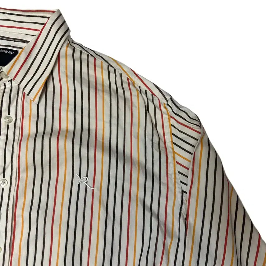 [BUNJANG] Rocawear Striped Shirt / Rocawear 90s 스트라이프셔츠 XXXL