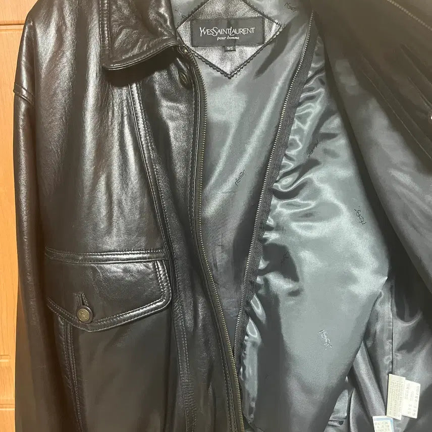 [BUNJANG] ysl 입생로랑 양가죽자켓 봄버 / ysl 입생로랑 양가죽자켓 봄버