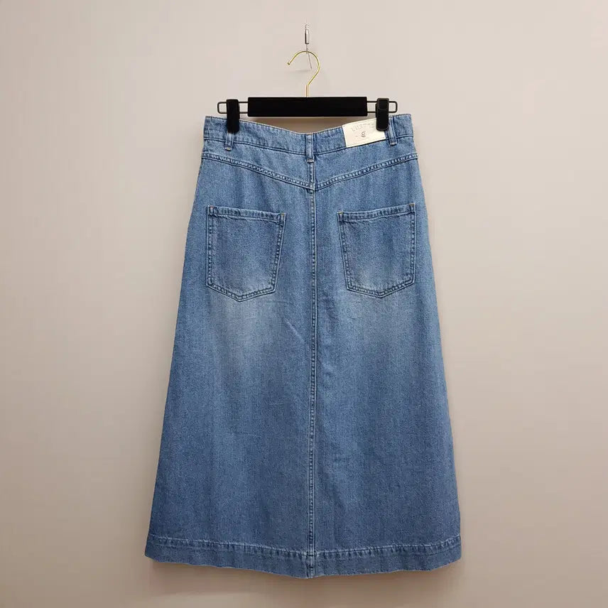 [BUNJANG] SJSJ Denim A-Line Long Skirt / 한섬 SJSJ 2024 데님 A라인 롱 스커트 67-98사이즈