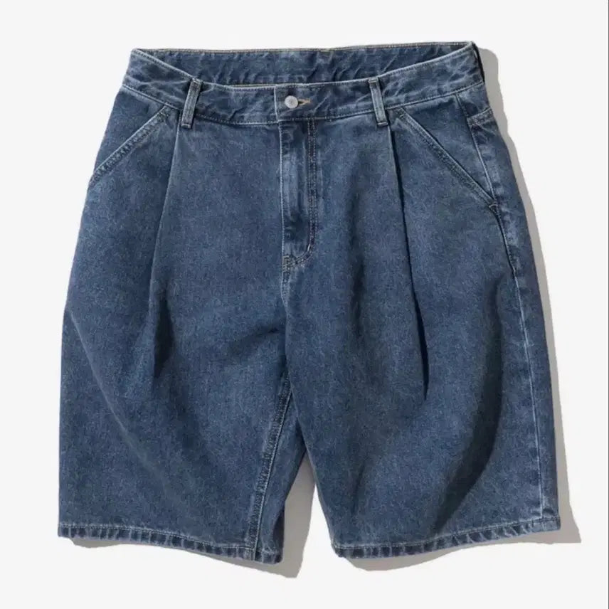 [BUNJANG] Uniform Bridge One-Tuck Denim Shorts (S) / (새상품)유니폼브릿지 원턱 데님 쇼츠 (s사이즈 )