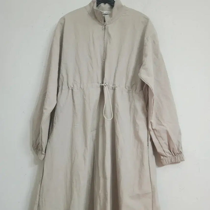 [BUNJANG] Basasak Long Dress Beige / 바스락롱 원피스 베이지색