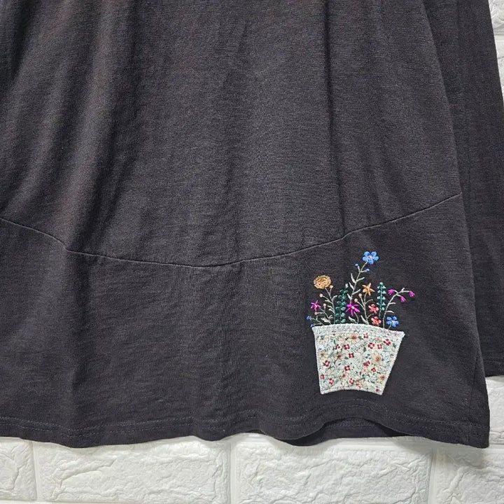 [BUNJANG] Cotton 9-Part Sleeve T-Shirt / 9부소매 티셔츠