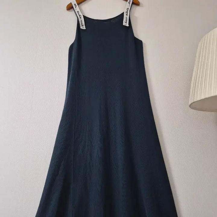 [BUNJANG] G-Cut Navy Long Slip Dress / [지컷]네이비 롱 슬립 원피스 나시형