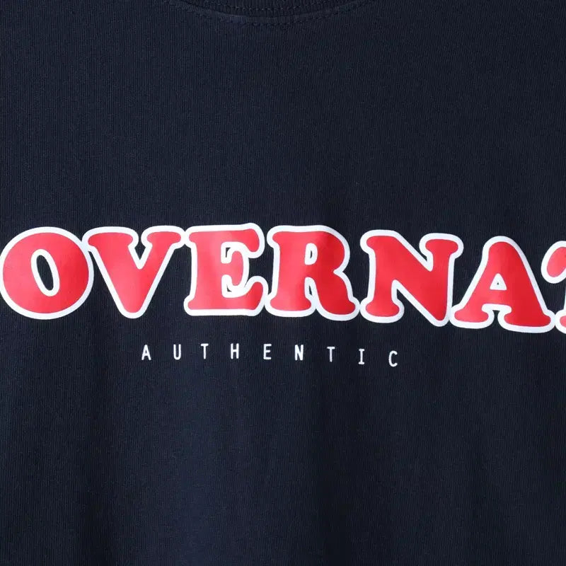 [BUNJANG] Covernat Big Logo Navy T-shirt / (S-M) 커버낫 반팔 티셔츠 빅로고 네이비 올드스쿨-180EA