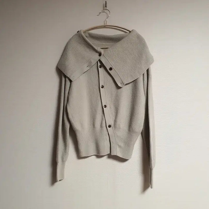 [BUNJANG] System Button Tab Knit Cardigan / 시스템 system 버튼탭  니트 탑 가디건 프리 사이즈 정품