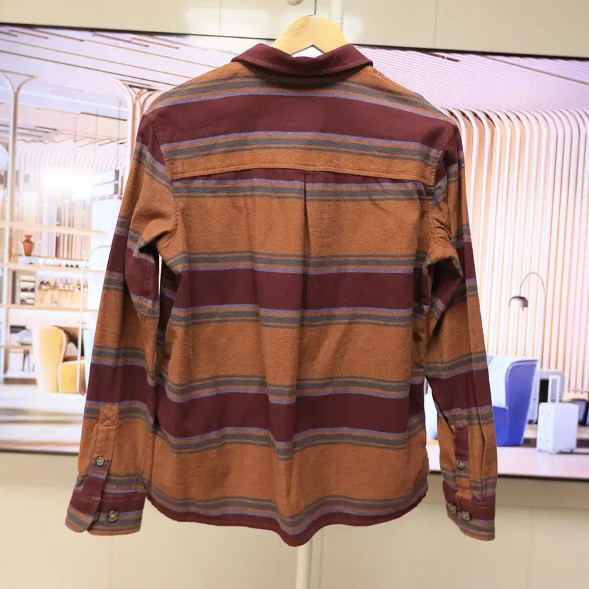 [BUNJANG] Carhartt Brown Check Shirt / 칼하트 감성 브라운 체크 셔츠 남녀공용