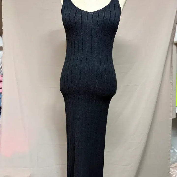 [BUNJANG] Hermes Black Knit Long Dress / 에느메스 블랙 니트 롱 원피스s