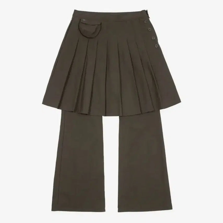 [BUNJANG] TCM Layered Skirt Pants / 더콜디스트모먼트 TCM skirt layered pants