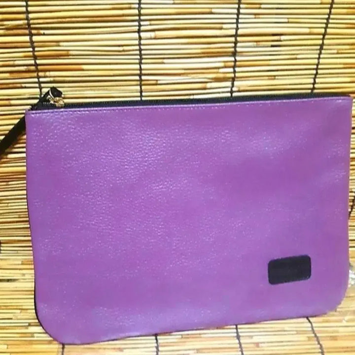 [BUNJANG] St. Scott Purple Leather Clutch Bag / 세인트스코트 퍼플 레더 클러치 백