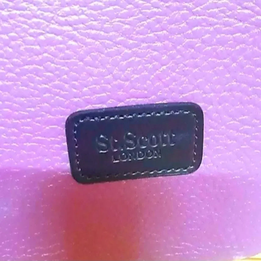 [BUNJANG] St. Scott Purple Leather Clutch Bag / 세인트스코트 퍼플 레더 클러치 백