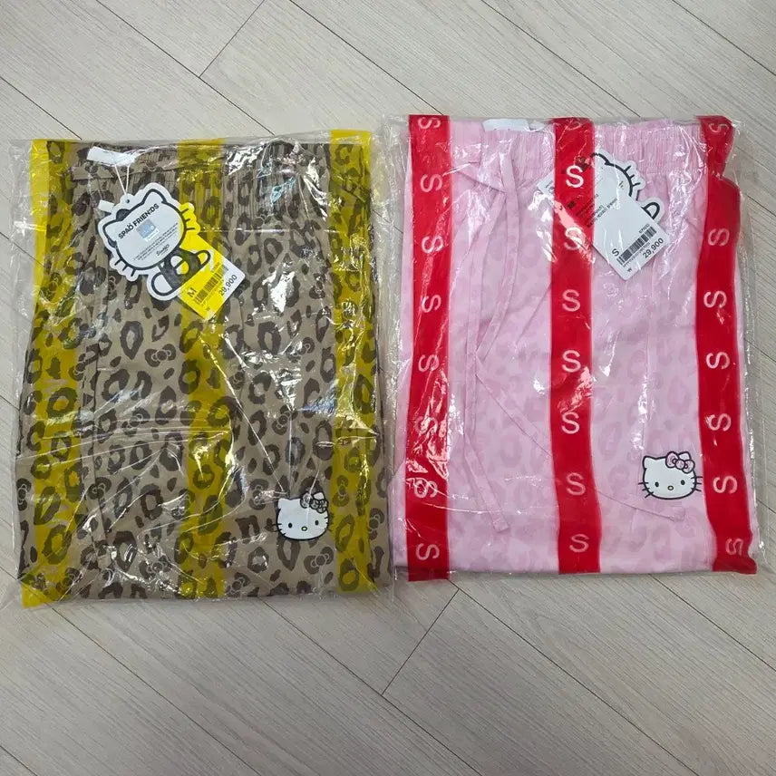 [BUNJANG] Spao Hello Kitty Leopard Pants / 새상품) 스파오 헬로키티 레오파드 바지