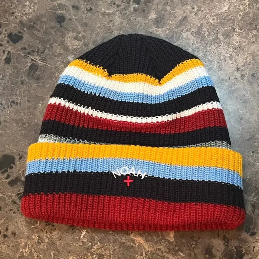 [BUNJANG] Noah Multi Stripe Beanie / 노아 멀티 스트라이프 비니
