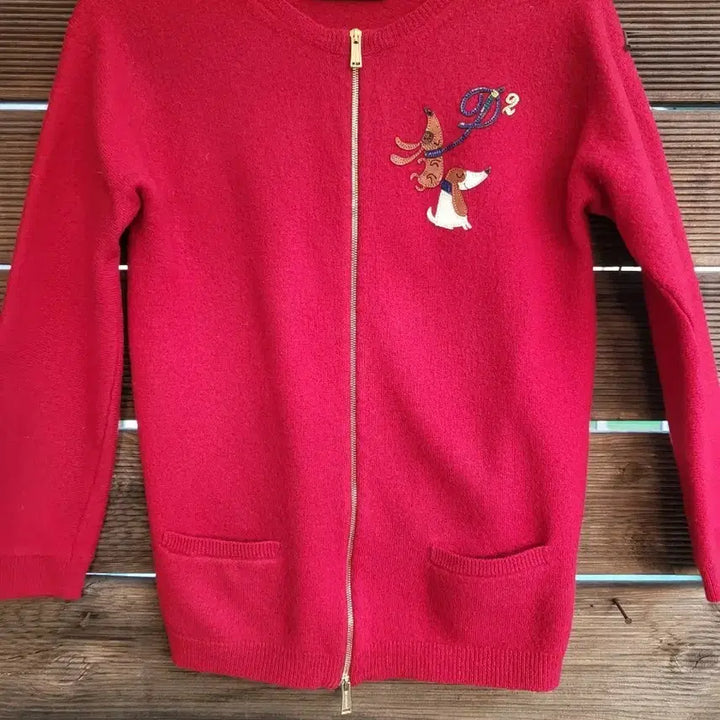 [BUNJANG] Dsquared2 Red Zip-up Cardigan / Dsquared2 레드 자켓 집업 가디건m
