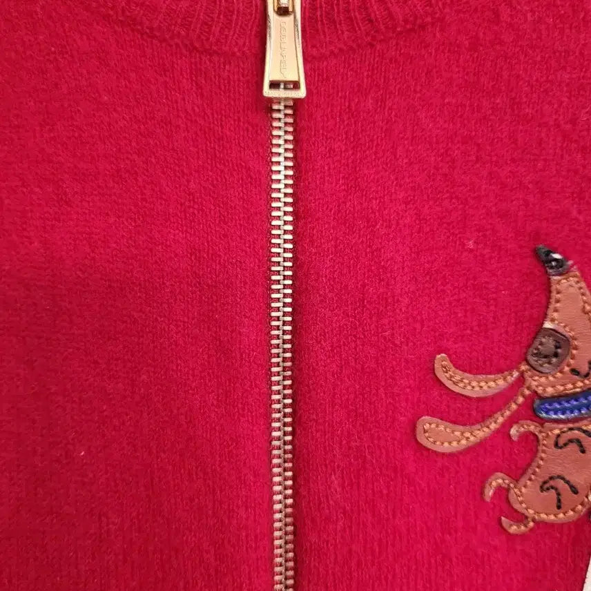 [BUNJANG] Dsquared2 Red Zip-up Cardigan / Dsquared2 레드 자켓 집업 가디건m