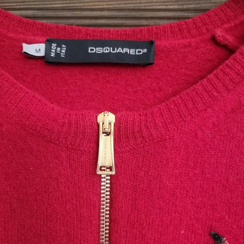 [BUNJANG] Dsquared2 Red Zip-up Cardigan / Dsquared2 레드 자켓 집업 가디건m