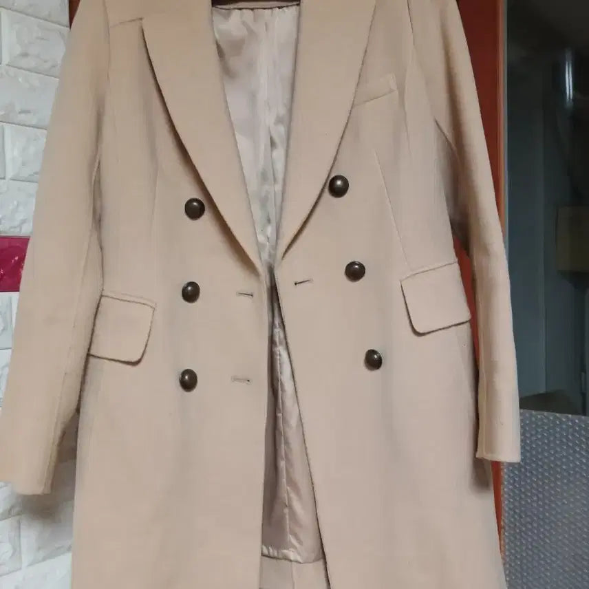 [BUNJANG] Roem Beige Double Button Women&