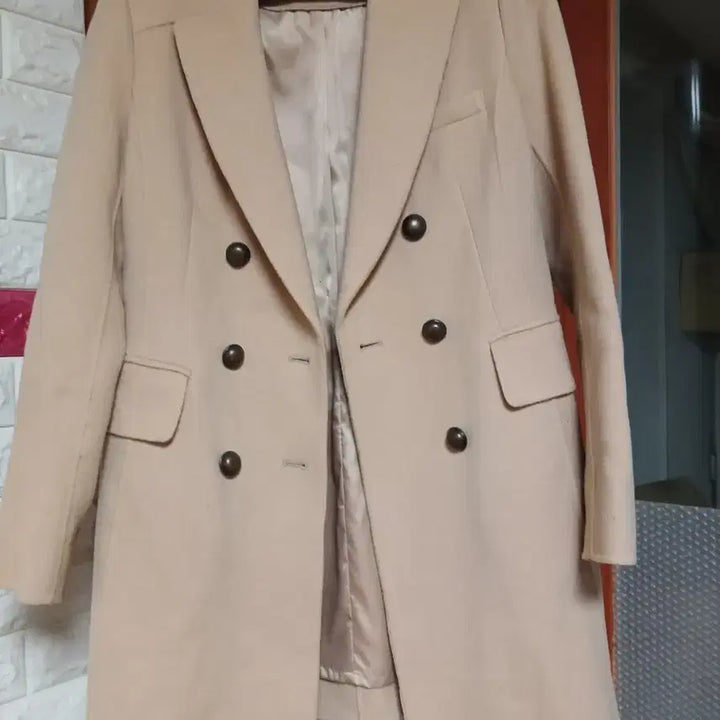 [BUNJANG] Roem Beige Double Button Women&