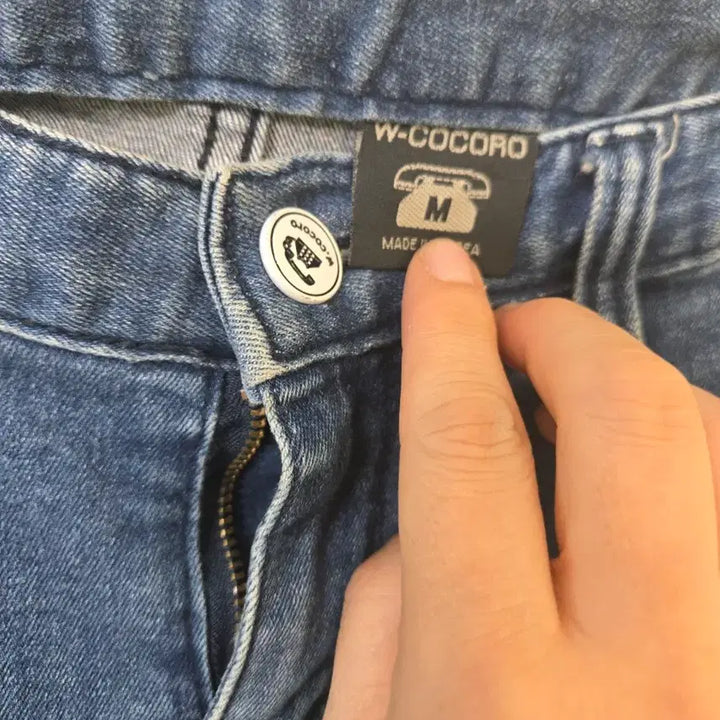 [BUNJANG] Damage Crop Denim Pants / 데미지 크롭 데님 팬츠