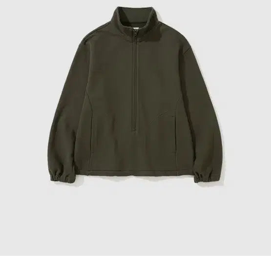 [BUNJANG] My Library 112 Sweat Pullover Jacket - Dust Olive / 112 Sweat Pullover Jacket - Dust Olive