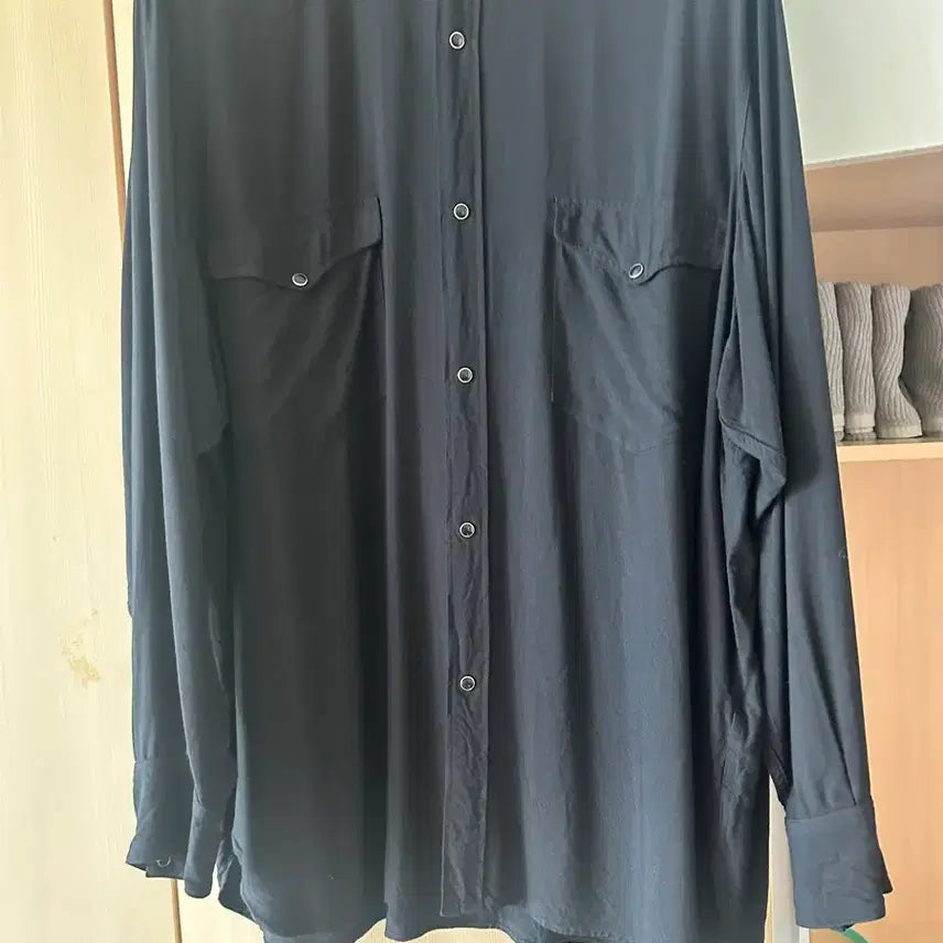 [SOLD OUT] 코모리 25ss 레이온 웨스턴 셔츠2