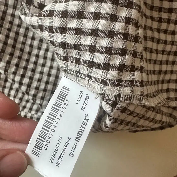 [BUNJANG] ZARA Plaid Shirt Blouse / 자라 ZARA 체크 셔츠 블라우스