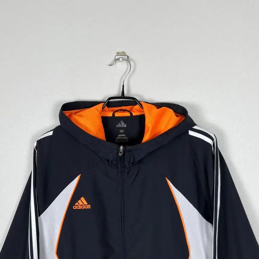 [SOLD OUT] 아디다스 올드스쿨 스타 우븐 바람막이 자켓 점퍼 105 XL 라덴 빈티지