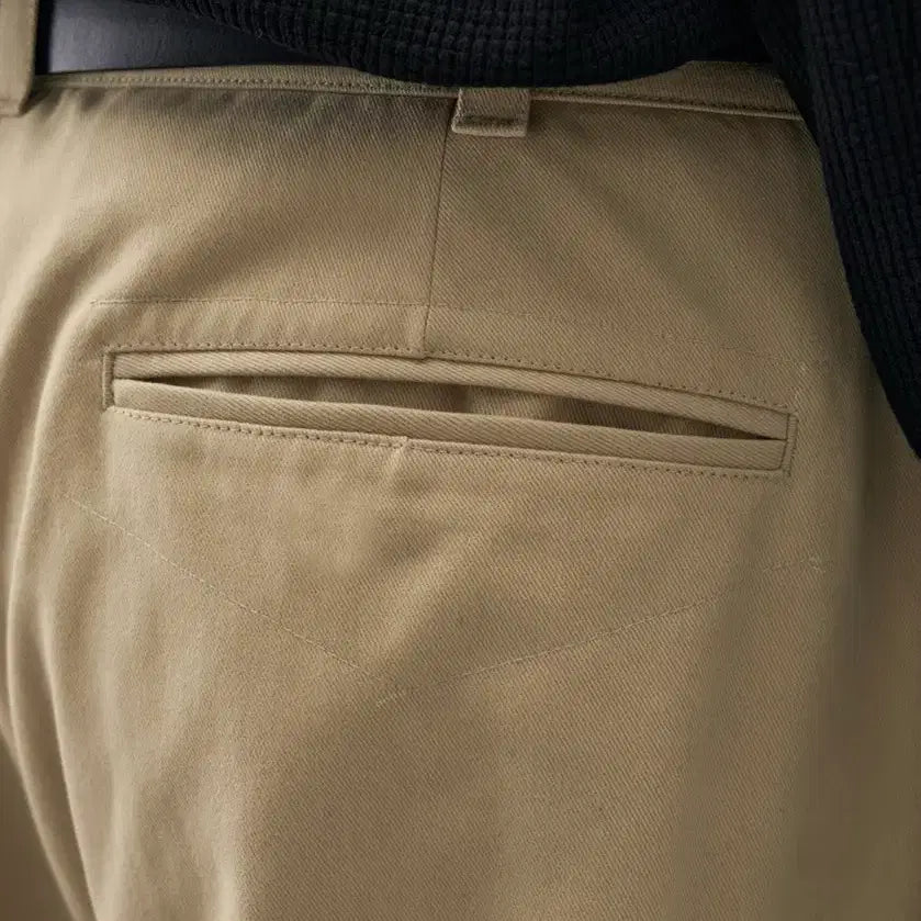 [SOLD OUT] (새상품)(L) [패션플래닛X드로우핏] 세미 와이드 치노 팬츠 BEIGE