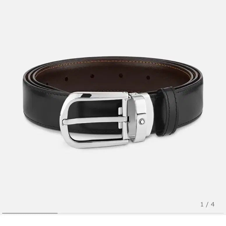 [BUNJANG] Montblanc Leather Belt / 몽블랑 가죽벨트