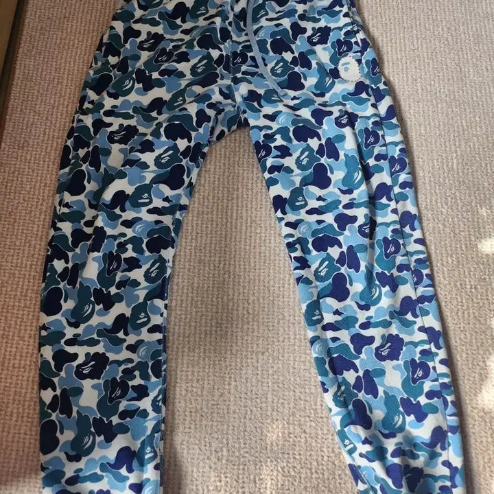 [BUNJANG] BAPE ABC Camo Crystal Blue Pants / 베이프 ABC카모 크리스탈 블루 팬츠