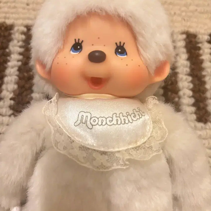 [BUNJANG] Monchhichi White Doll / 몬치치 화이트 인형