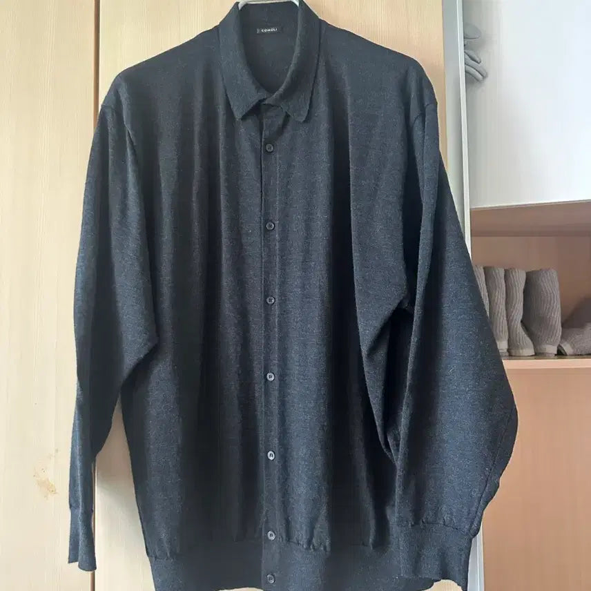 [SOLD OUT] 코모리 25aw 울 칼라 가디건 3