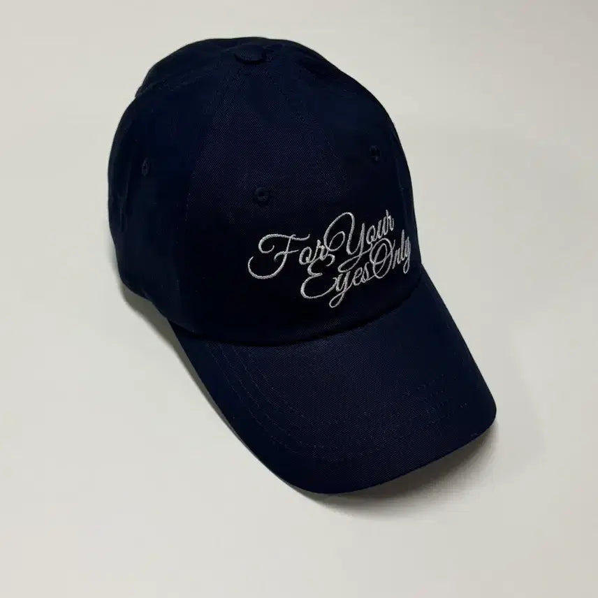 [BUNJANG] For Your Eyes Only Basic Ball Cap Navy / 포유온 베이직 볼캡 네이비 새상품 판매합니다.