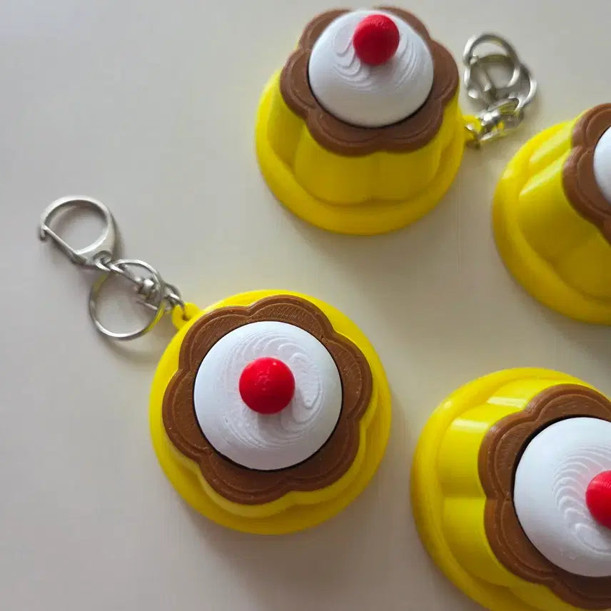 [BUNJANG] Pudding Clicker Keyring / 푸딩 클릭커 키링
