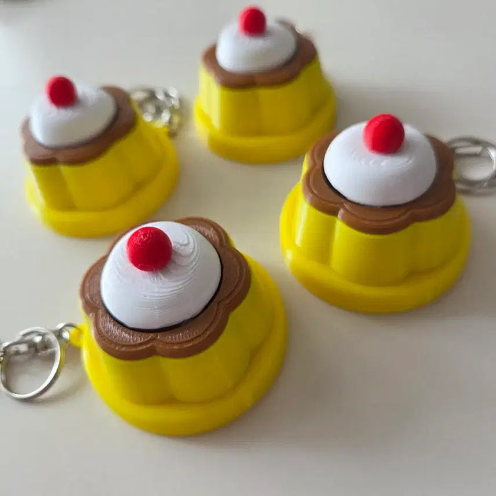 [BUNJANG] Pudding Clicker Keyring / 푸딩 클릭커 키링