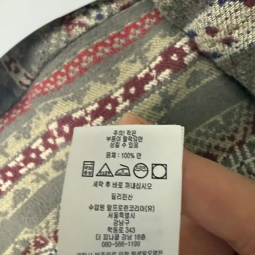 [BUNJANG] RRL Fair Isle Jacquard Overshirt / rrl 스웨이드 트림 자카드 오버셔츠 (페어아일) L
