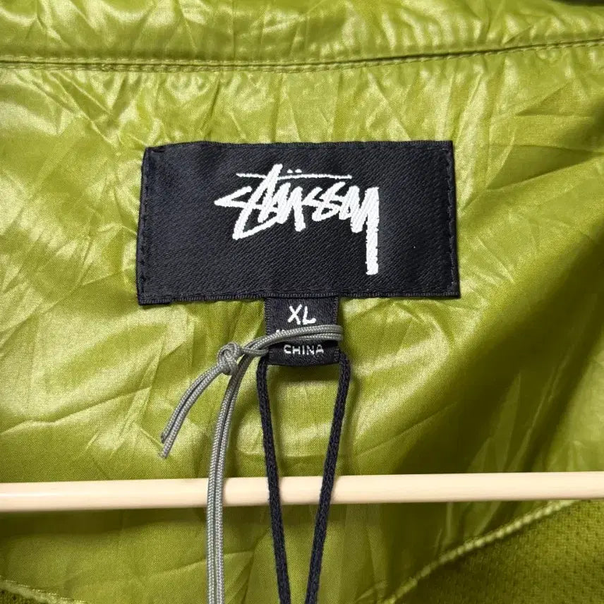 [BUNJANG] Stussy Lime Windbreaker XL / 스투시 형광 라임 바람막이 XL