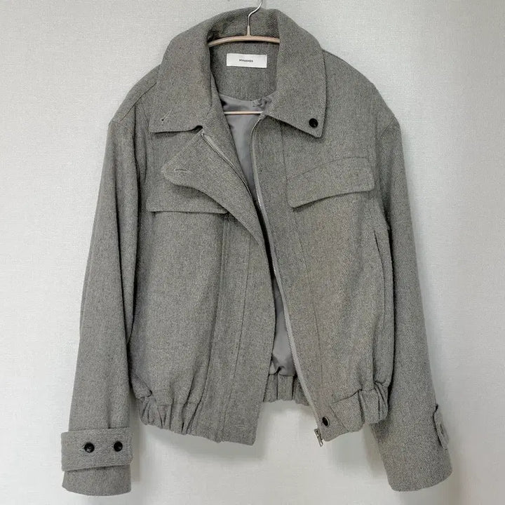 [SOLD OUT] 마크들리 그레이 블루종 자켓