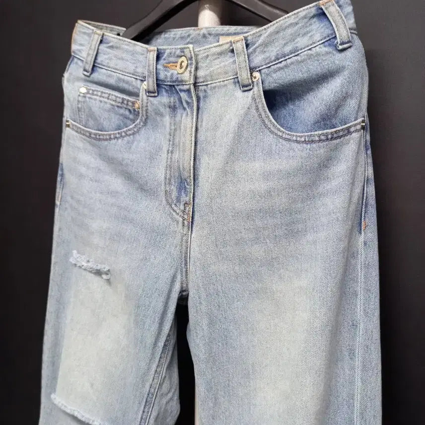 [SOLD OUT] 타임 춘하추 연청데님 하프하이웨스트형 팬츠 61. 33.44