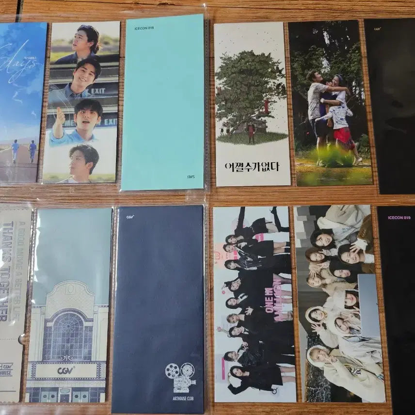 [SOLD OUT] cgv 아이스콘 ttt + 스페셜 ttt 29종 + 콜렉팅북 일괄판매