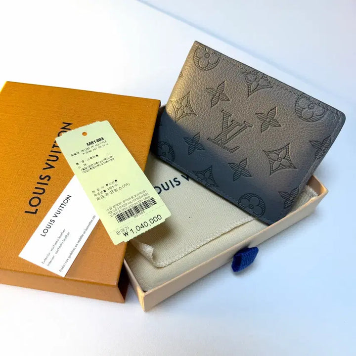 [BUNJANG] Louis Vuitton Shadow Monogram Wallet Grey / ((새상품급/풀구성)) 루이비통 쉐도우 모노그램 반지갑 그레이